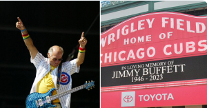 Chicago Cubs Honor Jimmy Buffett Who Played First-ever Concert at Wrigley Field