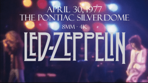 Led Zeppelin’s Unseen 1977 Pontiac Silverdome Performance Surfaces Online