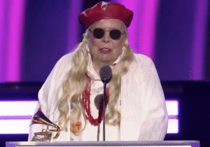 Joni Mitchell Set to Wow Audiences with Debut Grammy Performance at the 66th Awards Show