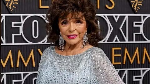 90-Year-Old Dame Joan Collins Shocked Fans At How Young She Looked In The Emmys | Society Of Rock Videos