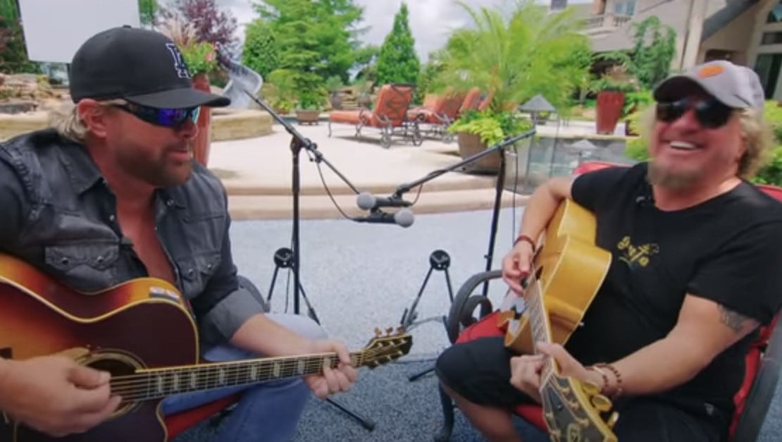 Watch Toby Keith And Sammy Hagar Perform 'Rum Is The Reason' Together