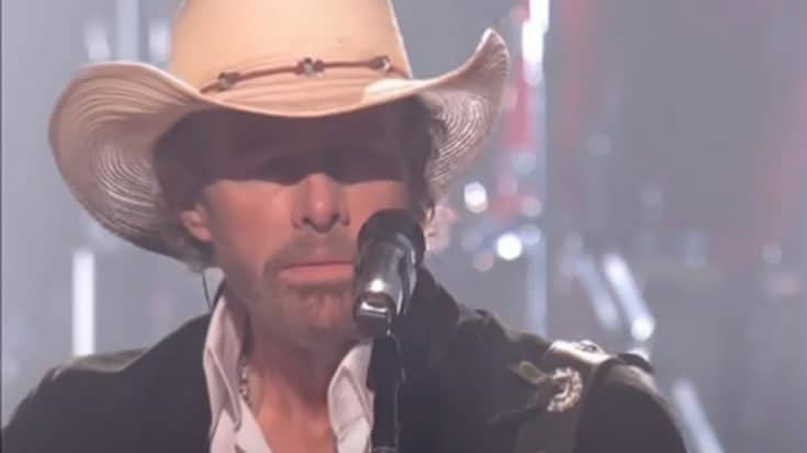 Watch The Heartbreaking Performance Of Toby Keith’s “Don’t Let the Old Man In” | Society Of Rock Videos