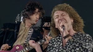 Jimmy Page Joined Robert Plant In 1990 “Wearing and Tearing” First Ever Performance