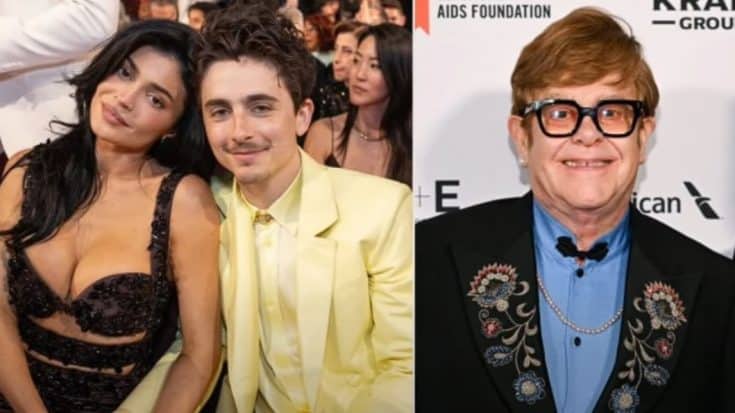 Kylie Jenner and Timothée Chalamet in 2025 Oscars introduced to Elton John