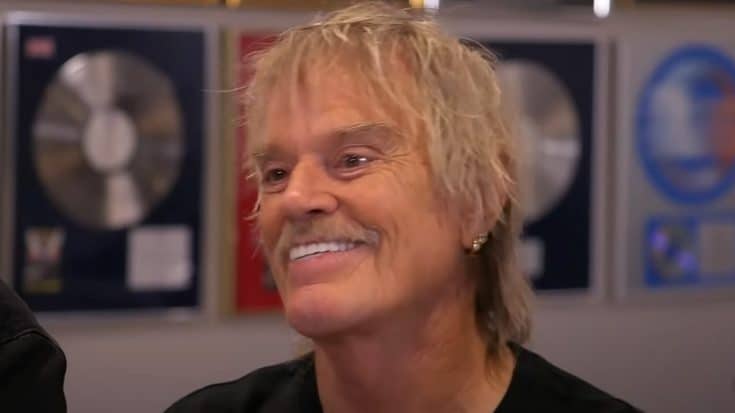 Frank Beard smiling in an itnerview with ZZ Top.