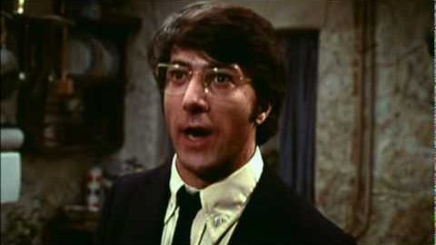 Dustin Hoffman is his film Straw Dogs In 1971