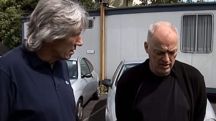 Roger Waters and David Gilmour meeting again for the first time when their conerts were scheduled the same day.