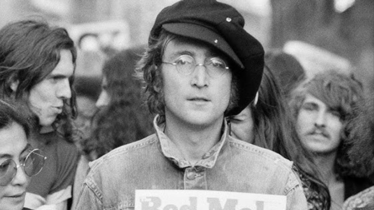 John Lennon speaking during his 1971 Red Mole interview, expressing views on politics, music, and activism