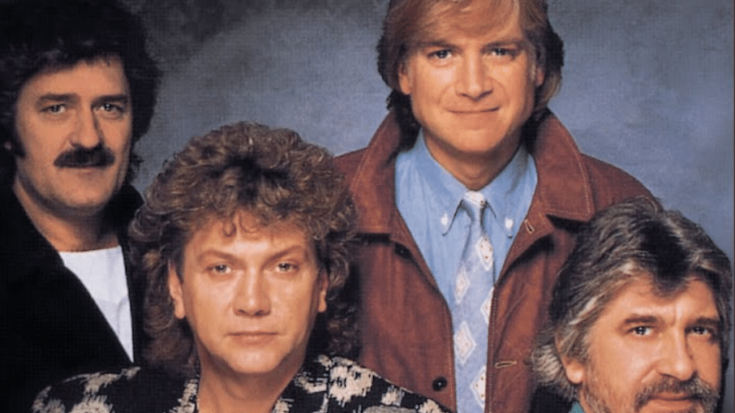 The Moody Blues during their later years, featuring key members including Justin Hayward, John Lodge, Graeme Edge, and Ray Thomas.