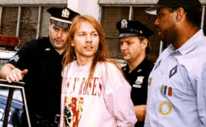 On This Day in 1991, Axl Rose Sparks Chaos in Missouri as Guns N’ Roses Concert Erupts into Violent Brawl