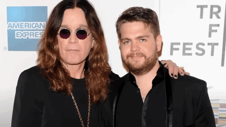Jack and Ozzy osbourne on the red carpet
