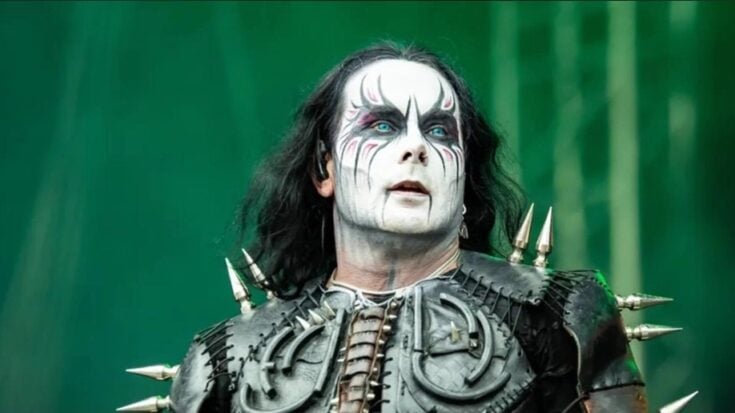 Cradle of filth with make up on