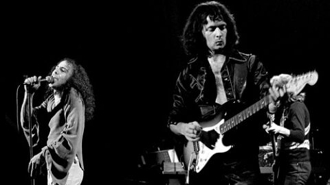 Ronnie James Dio and Ritchie Blackmore in Rainbow, Chateau Neuf, Oslo, Norway