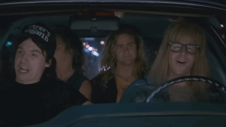 Scene from the movie Wayne's World