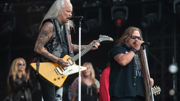 Concert du groupe américain Lynyrd Skynyrd au Hellfest 2019.