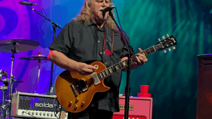 Gov’t Mule performing live during their “Mule-O-Ween” concert at The Met Philadelphia on November 1, 2025, with guitarist and vocalist leading the band under colorful stage lights.