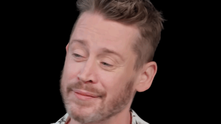 Macaulay Culkin smiling on first we feast