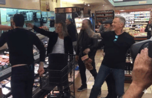 Watch Metallica Randomly Appear in Supermarket and Sing “Enter Sandman” With the Butcher