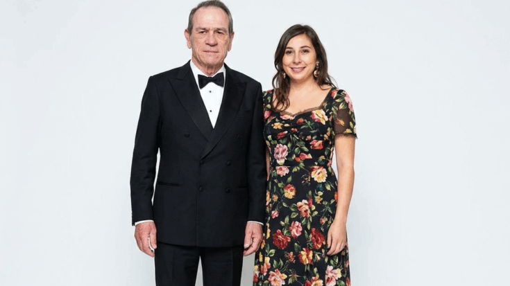 Tommy Lee Jones and his daughter Victoria