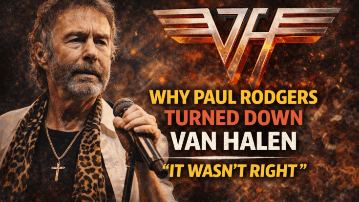 Why Paul Rodgers Turned Down the Chance to Join Van Halen