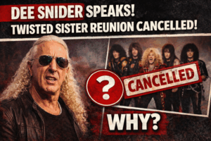 Dee Snider Breaks Silence After Twisted Sister Reunion Is Canceled