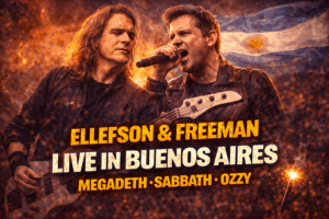 David Ellefson and Andrew Freeman Perform Megadeth and Sabbath Classics in Buenos Aires