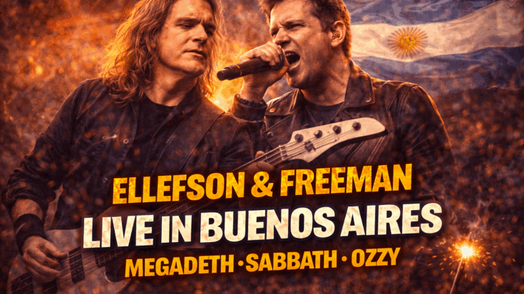 David Ellefson and Andrew Freeman Perform Megadeth and Sabbath Classics in Buenos Aires