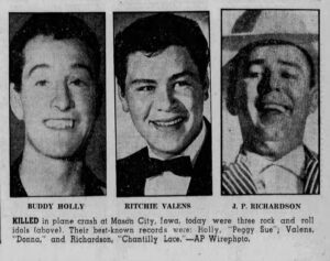 On This Day in 1959: “The Day the Music Died” — Plane Crash Claims Buddy Holly, Ritchie Valens and The Big Bopper