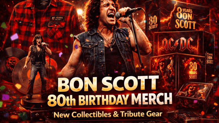 Bon Scott Birthday Merchandise Released to Honor the AC/DC Icon