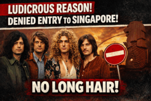 The Bizarre Reason Led Zeppelin Were Denied Entry to Singapore