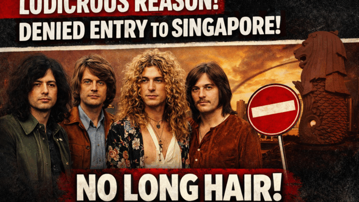 The Bizarre Reason Led Zeppelin Were Denied Entry to Singapore