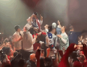 Watch: USA Hockey Team Goes Wild After Olympic Gold, Singing Lynyrd Skynyrd’s “Free Bird”