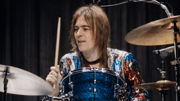 John Rutsey playing drums.