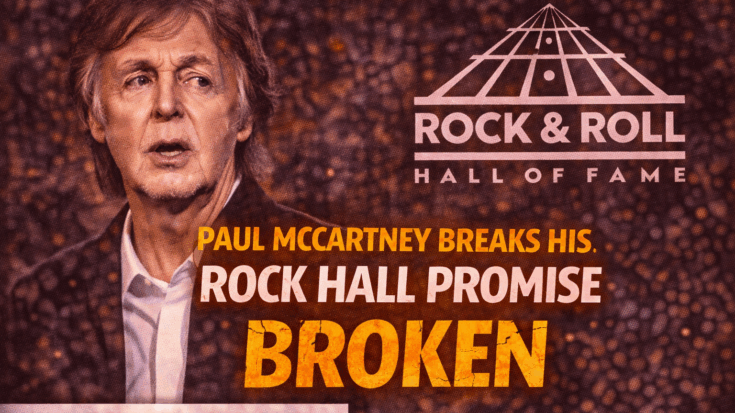 Paul McCartney Says The Rock Hall Broke A Promise