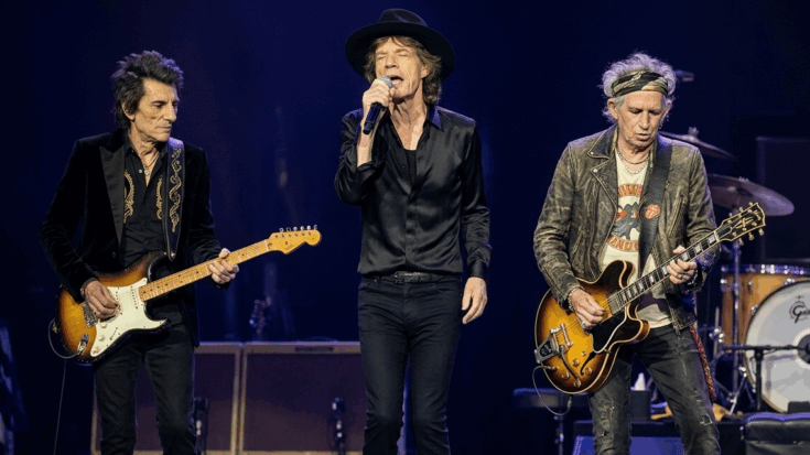 The Rolling Stones performing together