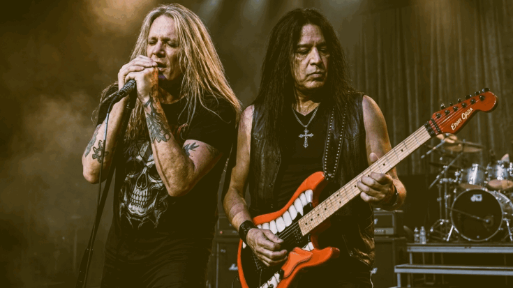 Sebastian Bach and Eddie Ojeda