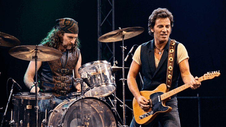 Vini Lopez and Bruce Springsteen performing together