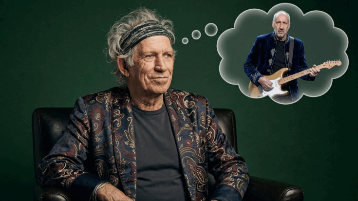 Keith Richards and Pete Townshend on thought bubble