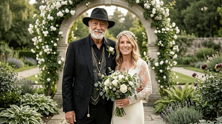 Mick Fleetwood and Elizabeth Jordan got married