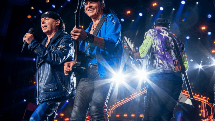 Scorpions performing live