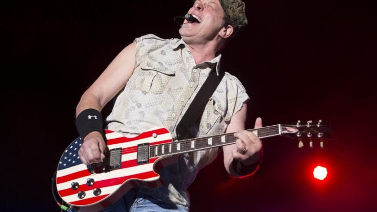 Ted Nugent performs live Sept. 24 during Hansen Fest aboard Camp Hansen, Okinawa, Japan.